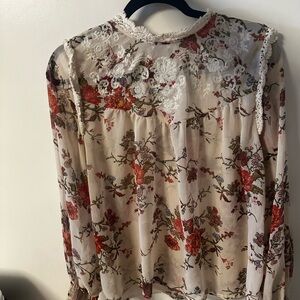 Floral Lace Women's Top